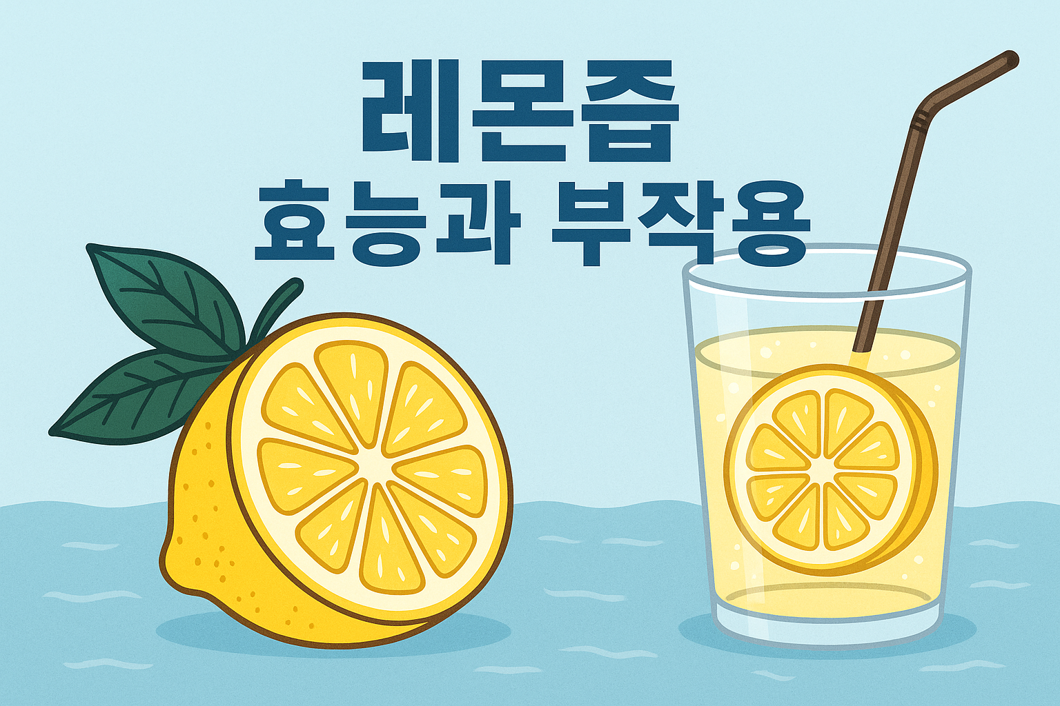 레몬즙 효능과 부작용 섭취법 - 01