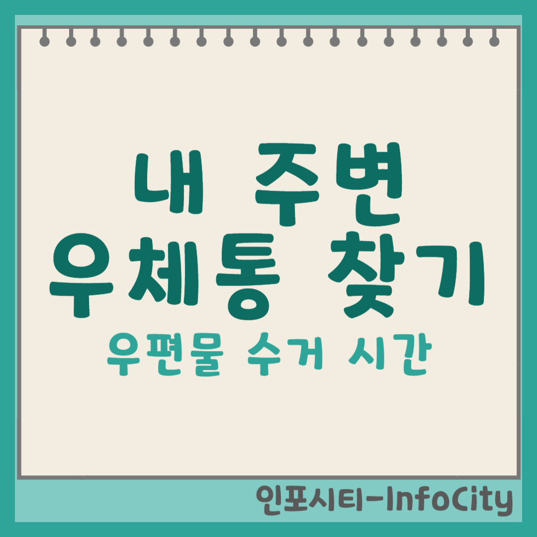 내 주변 우체통 찾기, 수거시간까지 정리 포스팅 썸네일