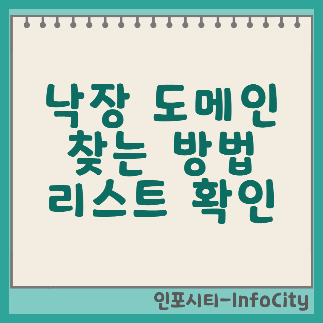 낙장 도메인 찾기부터 활용법까지: SEO에 날개를 다는 비밀 무기 썸네일