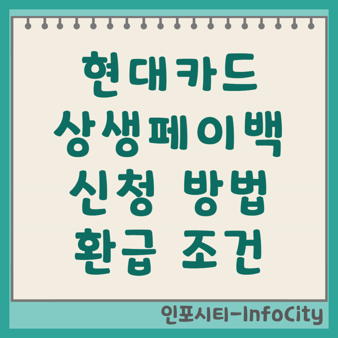 현대카드 상생페이백 신청 방법 및 환급 조건 총정리 (2025년) 썸네일
