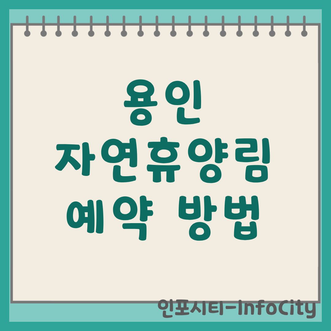 용인 자연휴양림 예약 가이드: 일정, 시간, 시기 완벽 정리